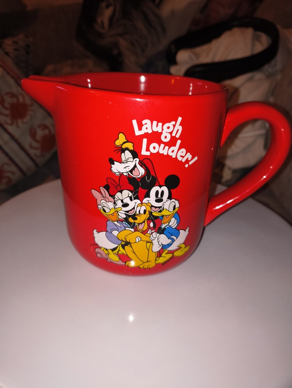 Disney Red 'Laugh Louder' Character Pitcher